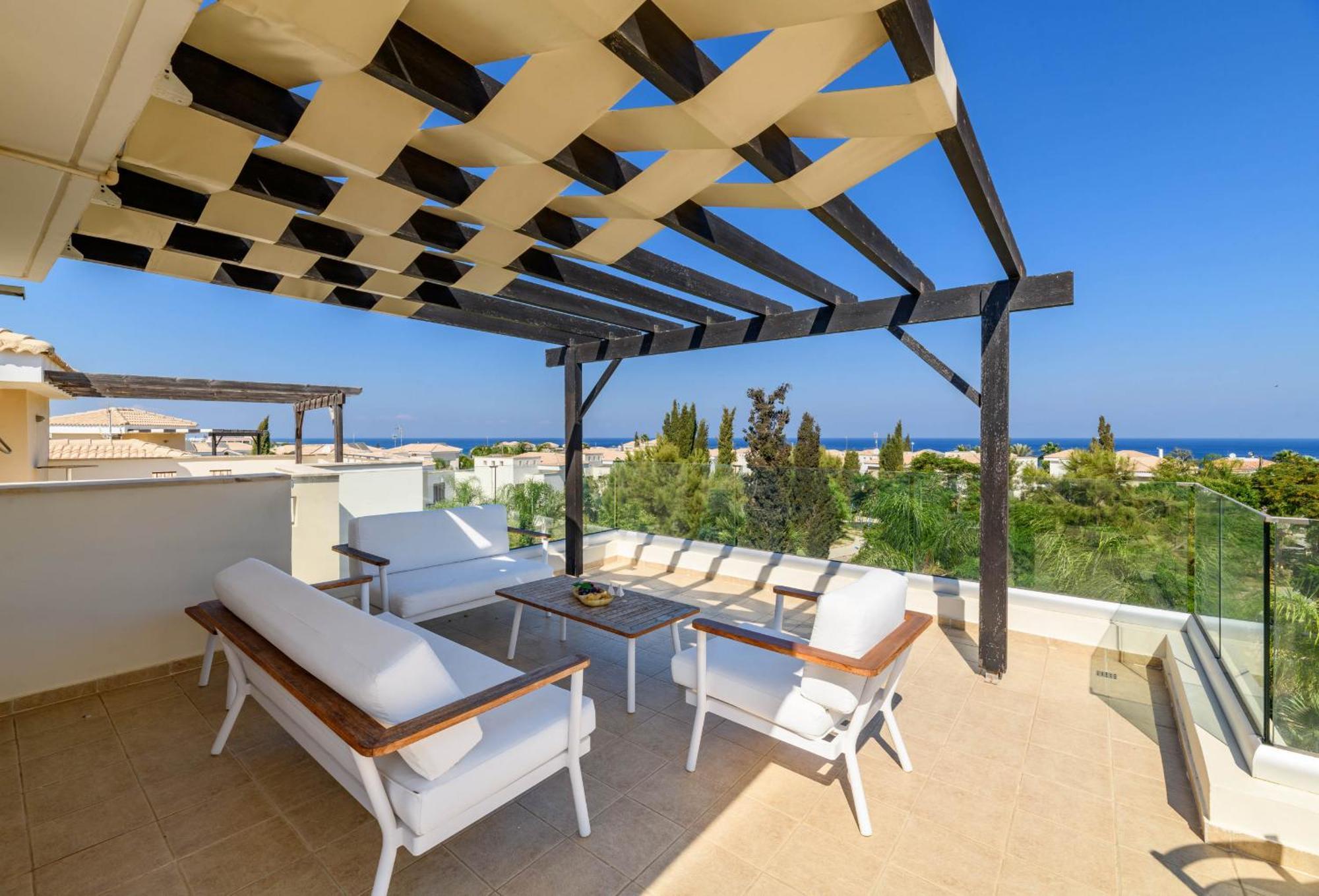 Villa Greco Mare #5 Протарас Экстерьер фото