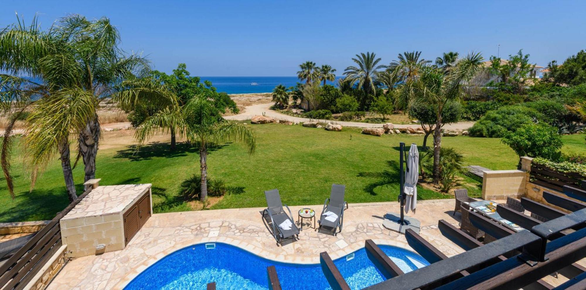 Villa Greco Mare #5 Протарас Экстерьер фото