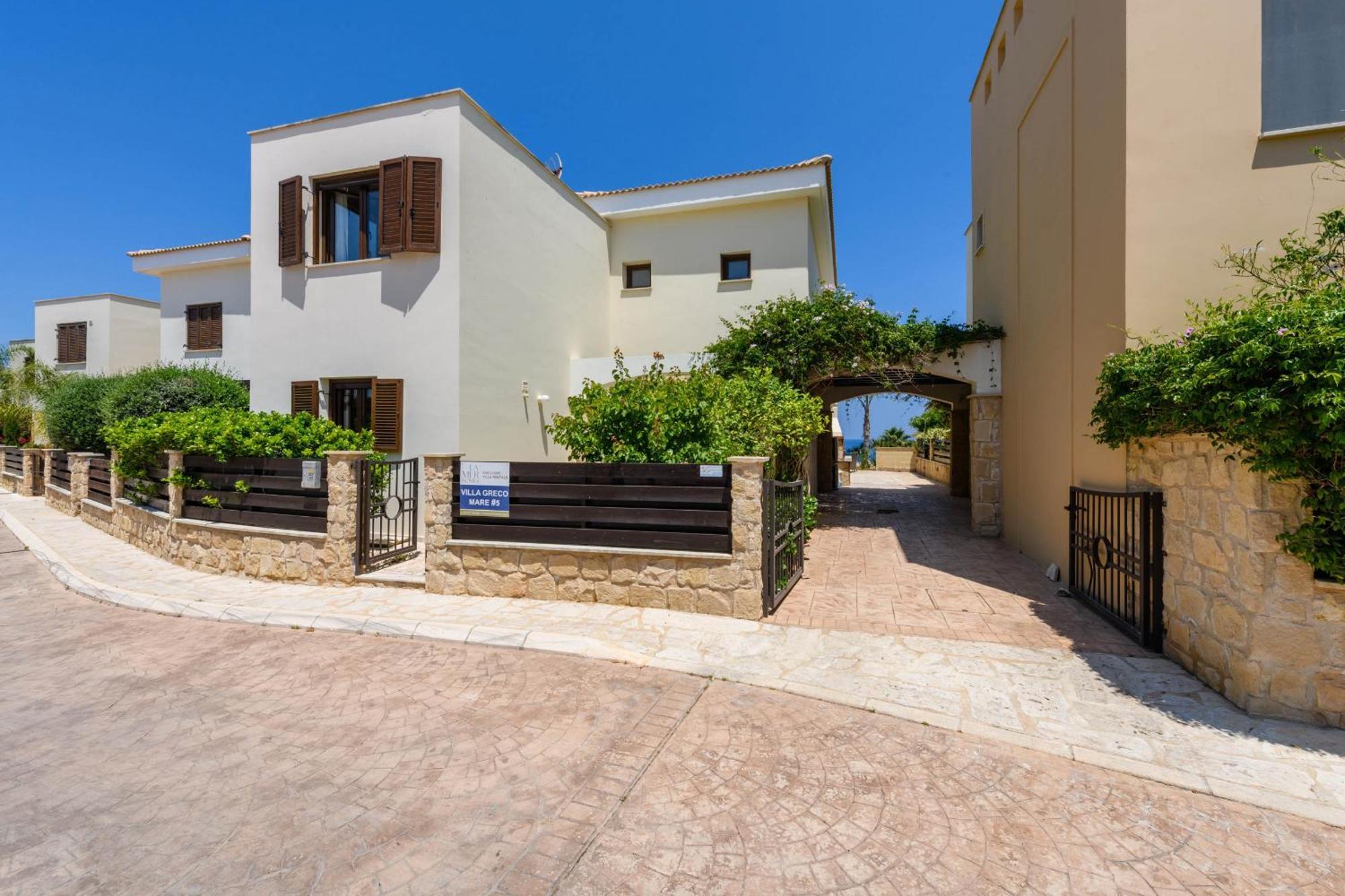 Villa Greco Mare #5 Протарас Экстерьер фото