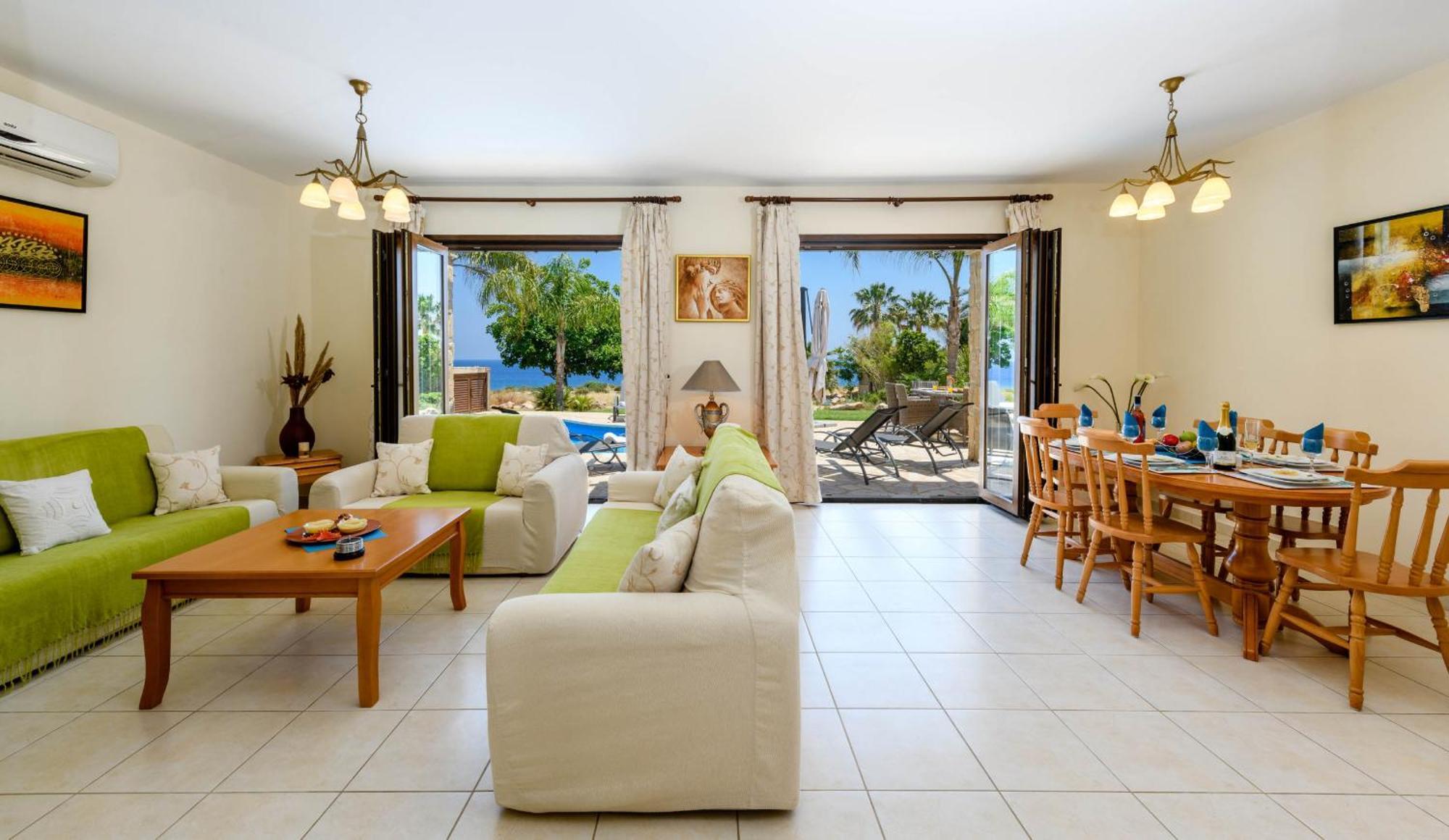 Villa Greco Mare #5 Протарас Экстерьер фото