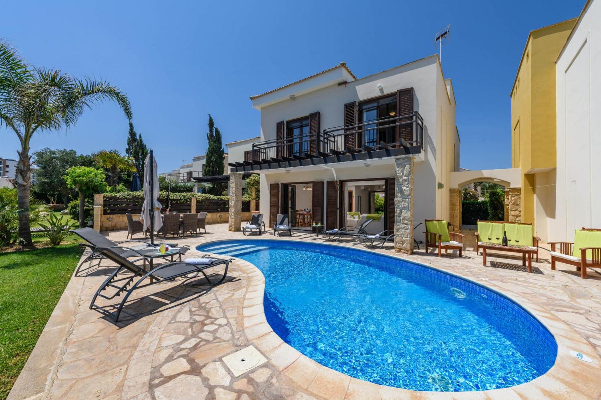 Villa Greco Mare #5 Протарас Экстерьер фото